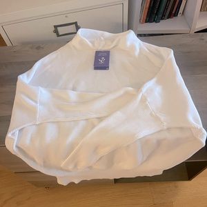 Beautiful white Seraphine maternity sweater size large, brand new.